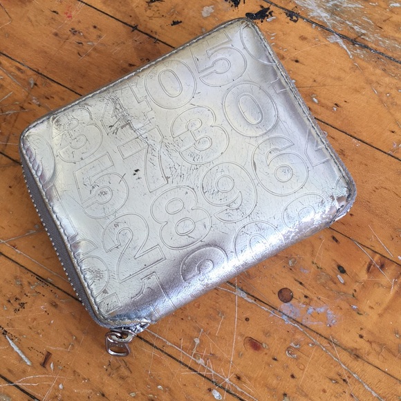 comme des garcons silver wallet